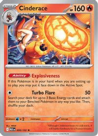 Cinderace — ME01: Mega Evolution