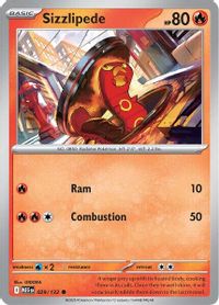 Sizzlipede — ME01: Mega Evolution