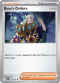 Boss's Orders [Ghetsis] — ME01: Mega Evolution