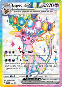 Espeon ex - 175 — SV: Scarlet & Violet Promo Cards