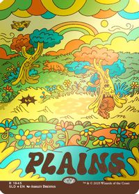 Plains (1945) (Rainbow Foil) — Secret Lair Drop Series