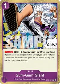 Gum-Gum Giant (Reprint) — Premium Booster -The Best- Vol. 2