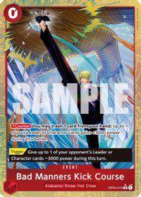 Bad Manners Kick Course (Alternate Art) — Premium Booster -The Best- Vol. 2