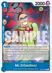 Mr.3(Galdino) - OP09-056 (Reprint) — Premium Booster -The Best- Vol. 2