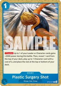Plastic Surgery Shot - ST12-017 (Reprint) — Premium Booster -The Best- Vol. 2