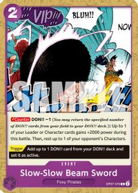 Slow-Slow Beam Sword (Reprint) — Premium Booster -The Best- Vol. 2