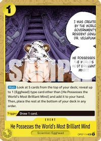 He Possesses the World's Most Brilliant Mind (Reprint) — Premium Booster -The Best- Vol. 2