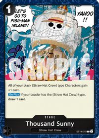 Thousand Sunny (Pirate Foil) — Premium Booster -The Best- Vol. 2