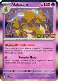 Alakazam - 003 [Staff] — ME: Mega Evolution Promo