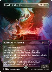 Lord of the Pit (Rainbow Foil) — Secret Lair Drop Series
