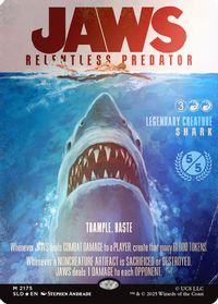 Jaws, Relentless Predator (Rainbow Foil) — Secret Lair Drop Series
