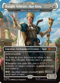 Dwight Schrute, Hay King - Heliod, Sun-Crowned — Secret Lair Drop Series
