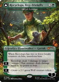 Recyclops, Eco-friendly - Garruk Relentless — Secret Lair Drop Series