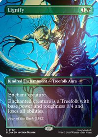 Lignify (2192) (Rainbow Foil) — Secret Lair Drop Series