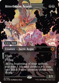 Bitterbloom Bearer (Borderless) (Serial Numbered) — Lorwyn Eclipsed