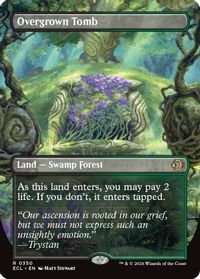 Overgrown Tomb (Borderless) — Lorwyn Eclipsed