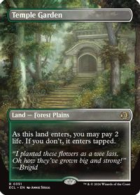 Temple Garden (Borderless) — Lorwyn Eclipsed