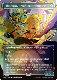 Liberator, Urza's Battlethopter (Rainbow Foil) — Secret Lair Drop Series