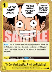 The One Who Is the Most Free Is the Pirate King!!! — Carrying On His Will