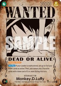 Monkey.D.Luffy (118) (Wanted Poster) — Carrying On His Will