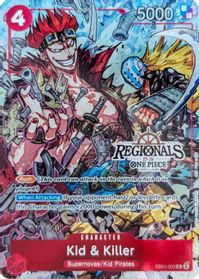 Kid & Killer (CS 25-26 Regionals Textured Chase Promo) — One Piece Promotion Cards