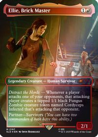 Ellie, Brick Master (Rainbow Foil) — Secret Lair Drop Series