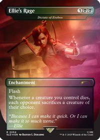 Ellie's Rage - Dictate of Erebos (Rainbow Foil) — Secret Lair Drop Series