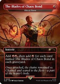 The Blades of Chaos Bond - Rite of Flame — Secret Lair Drop Series