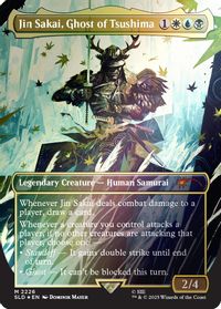 Jin Sakai, Ghost of Tsushima (Rainbow Foil) — Secret Lair Drop Series