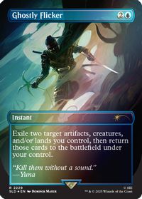 Ghostly Flicker (Rainbow Foil) — Secret Lair Drop Series