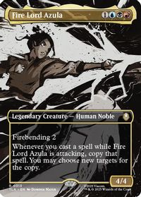 Fire Lord Azula (0313) (Borderless) — Avatar: The Last Airbender