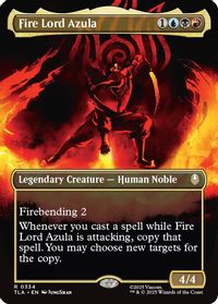 Fire Lord Azula (0334) (Borderless) — Avatar: The Last Airbender