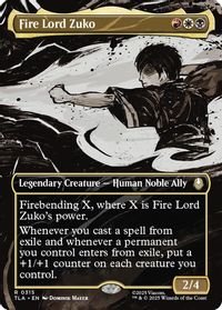 Fire Lord Zuko (Borderless) — Avatar: The Last Airbender