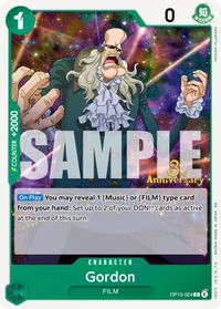 Gordon — Carrying On His Will: 3rd Anniversary Tournament Cards