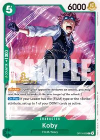 Koby — Carrying On His Will: 3rd Anniversary Tournament Cards