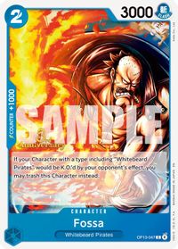Fossa — Carrying On His Will: 3rd Anniversary Tournament Cards