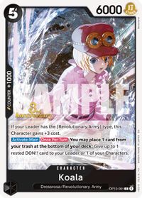 Koala — Carrying On His Will: 3rd Anniversary Tournament Cards