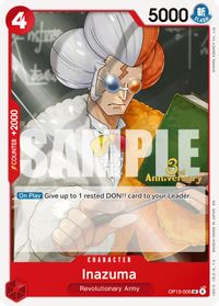 Inazuma — Carrying On His Will: 3rd Anniversary Tournament Cards