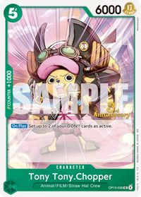 Tony Tony.Chopper — Carrying On His Will: 3rd Anniversary Tournament Cards