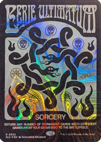 Eerie Ultimatum (Halo Foil) — Secret Lair Countdown Kit