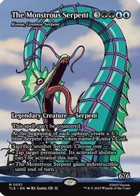 The Monstrous Serpent - Koma, Cosmos Serpent (Borderless) — Avatar: The Last Airbender: Eternal-Legal