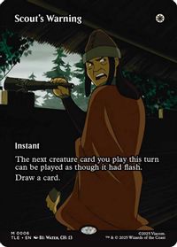 Scout's Warning (Borderless) — Avatar: The Last Airbender: Eternal-Legal