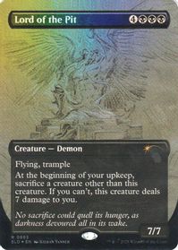 Lord of the Pit (Sketch Showcase) (Rainbow Foil) — Secret Lair Drop Series