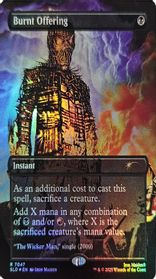 Burnt Offering (Rainbow Foil) — Secret Lair Drop Series