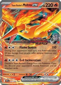Team Rocket's Moltres ex - 31/182 (Destined Rivals Stamp) — Miscellaneous Cards & Products