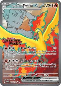 Team Rocket's Moltres ex - 208/182 (Destined Rivals Stamp) — Miscellaneous Cards & Products