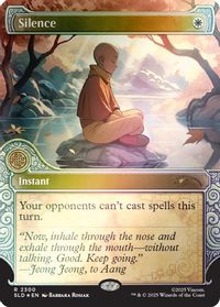 Silence (2300) (Rainbow Foil) — Secret Lair Drop Series