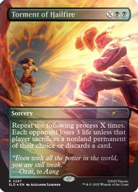 Torment of Hailfire (2287) (Rainbow Foil) — Secret Lair Drop Series