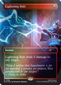 Lightning Bolt (2289) (Rainbow Foil) — Secret Lair Drop Series