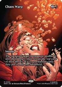 Chaos Warp (Borderless) — Marvel Universe Eternal-Legal